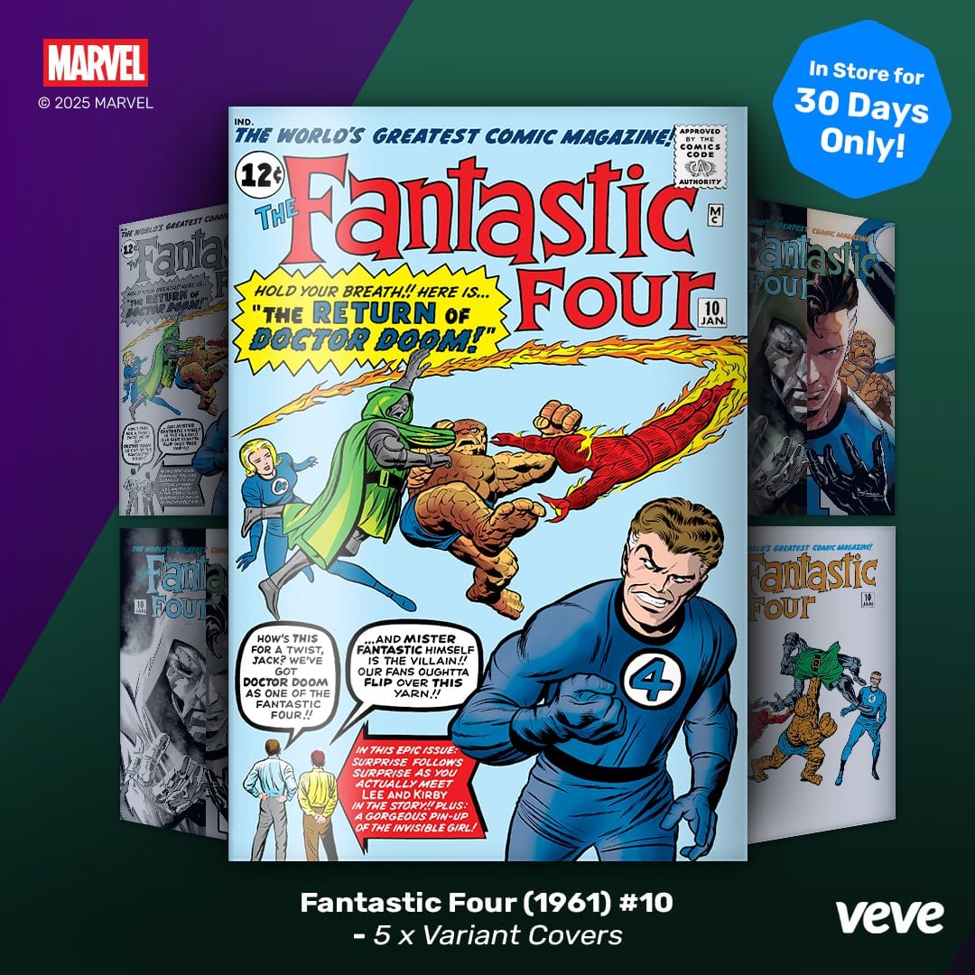 Fantastic Four digital collectible artwork on VeVe