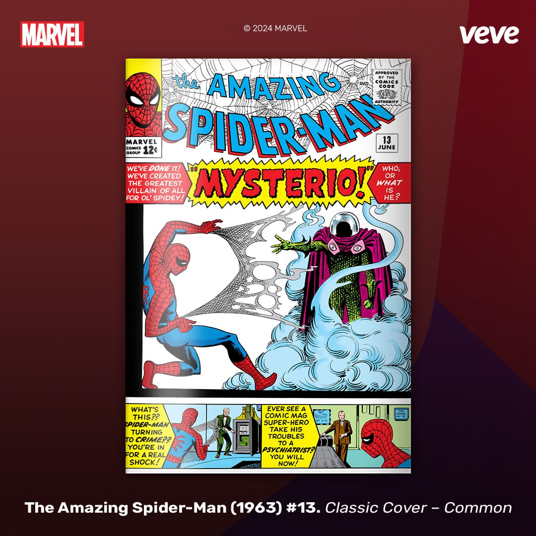 Marvel's Amazing Spider-Man #13 digital comic cover art on VeVe