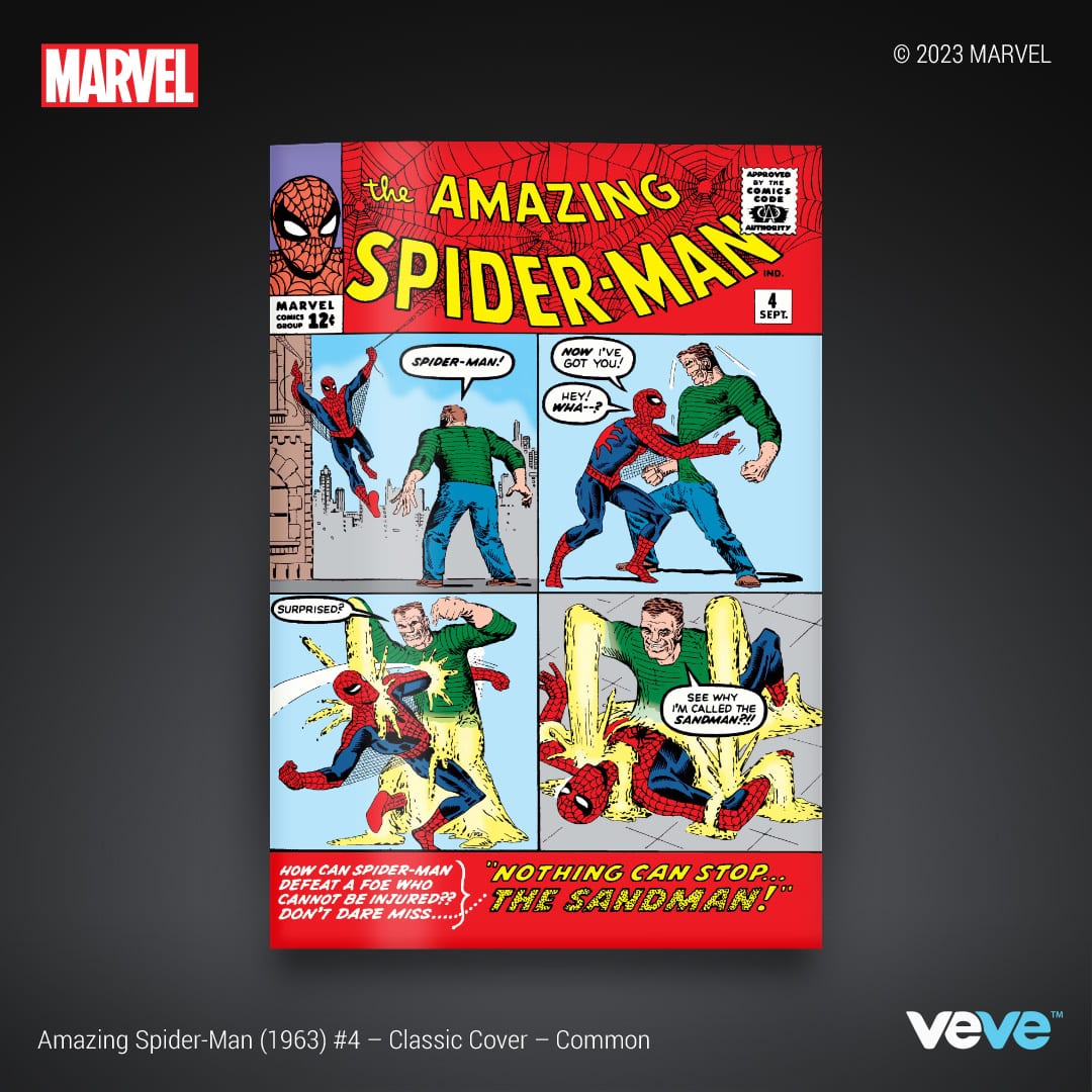 Marvel's Amazing Spider-Man #4 digital comic cover art on VeVe