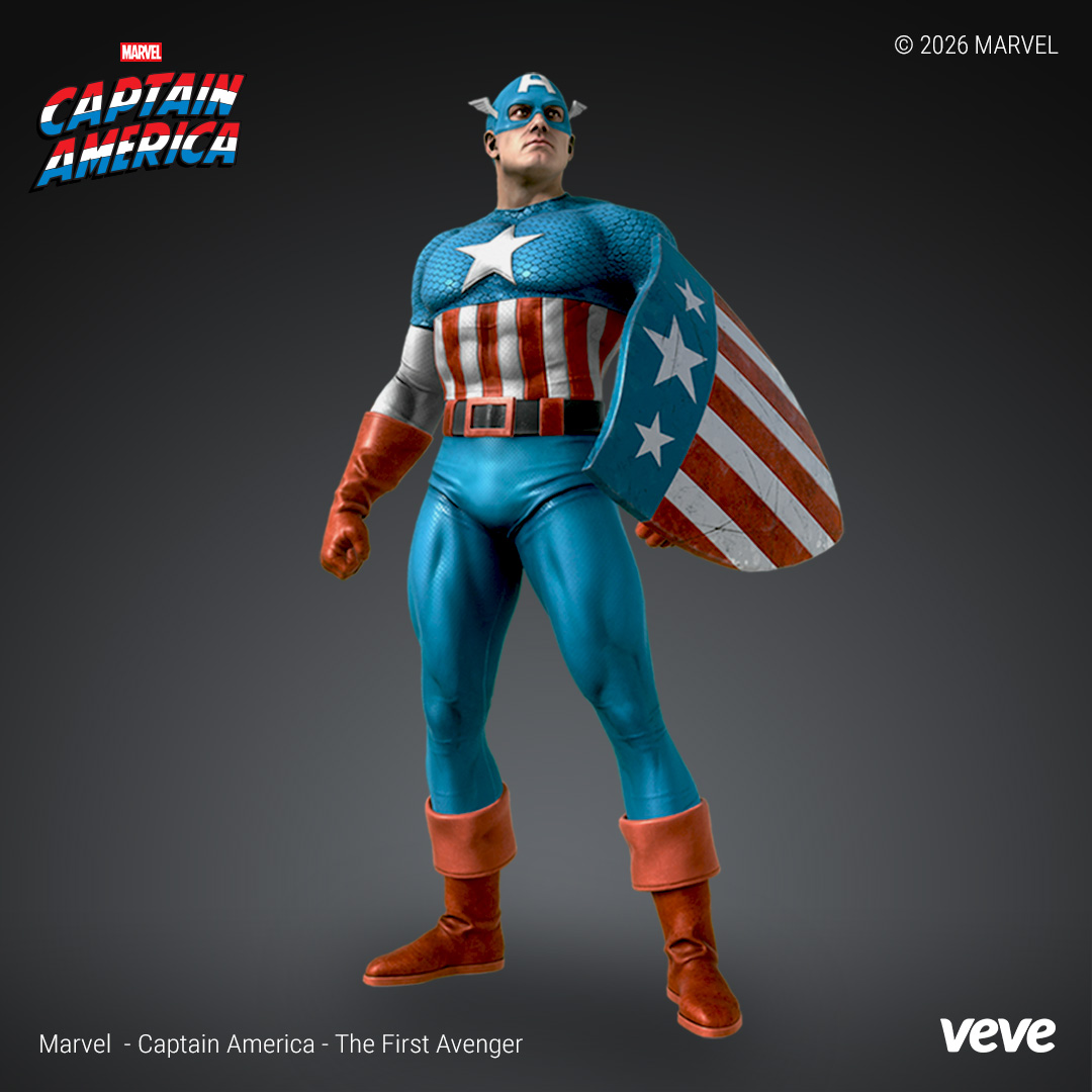 Captain America - official VeVe collectible art