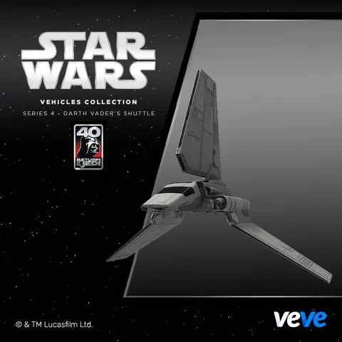 Star Wars Darth Vader's Shuttle - official VeVe collectible art