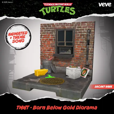 TMNT Origins Diormama - official VeVe collectible art