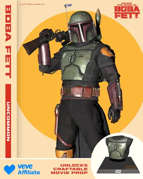 Star Wars Boba Fett Underworlders Collection Locked and Loaded - official VeVe collectible art