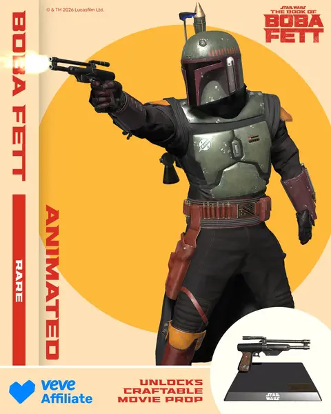 Star Wars Boba Fett Underworlders Collection Quickdraw - official VeVe collectible art