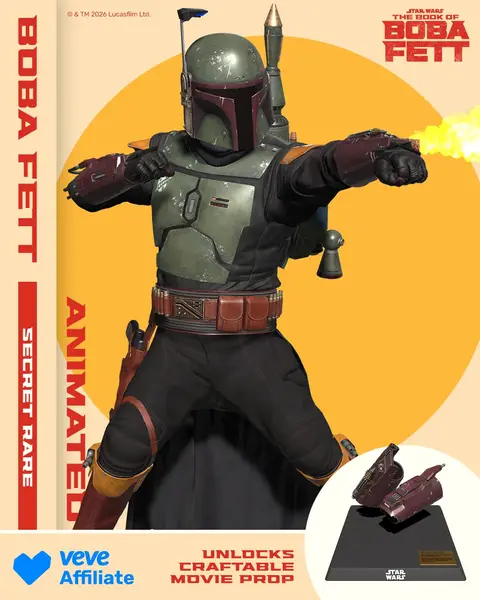Star Wars Boba Fett Underworlders Collection Torch it Up - official VeVe collectible art