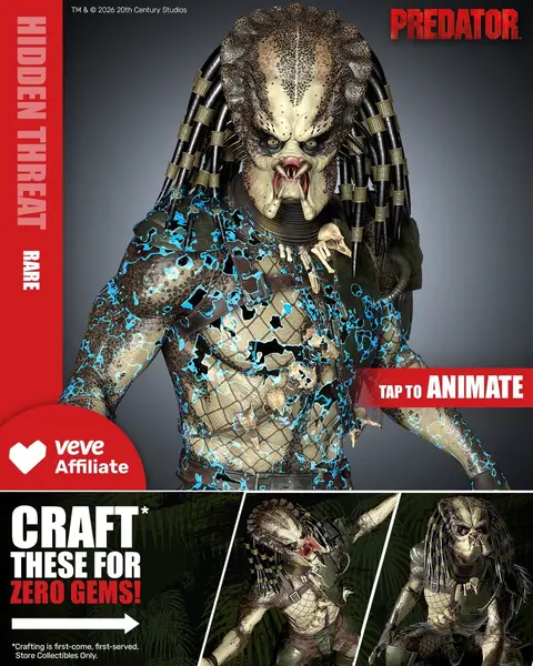 Jungle Predator Hidden Threat - official VeVe collectible art