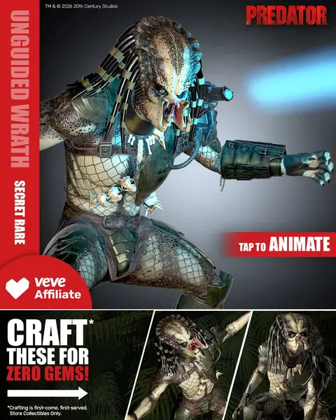 Jungle Predator Unguided Wrath - official VeVe collectible art