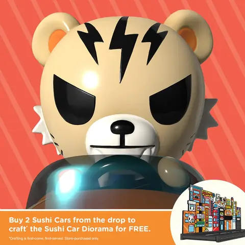 tokidoki Sushi Cars Ebi-GT - official VeVe collectible art