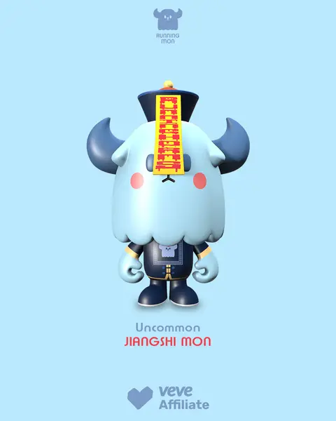 RUNNING MON Series 2 Jiangshi Mon - official VeVe collectible art