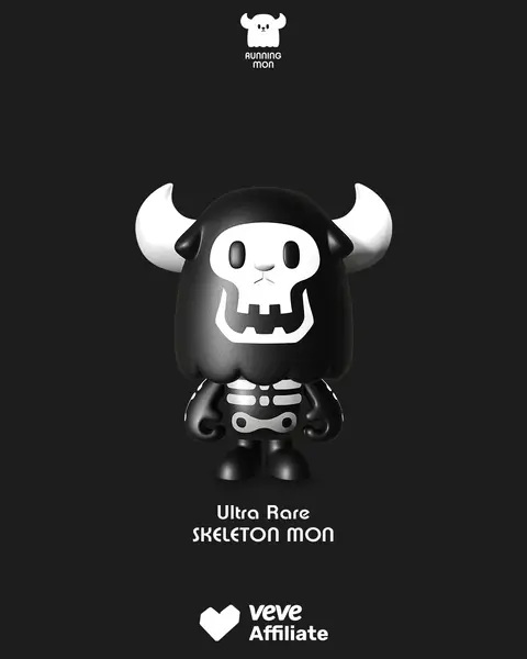 RUNNING MON Series 2 Skeleton Mon - official VeVe collectible art
