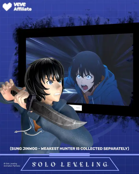 Solo Leveling - Sung Jinwoo Frame - official VeVe collectible art