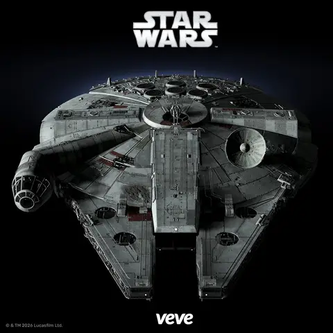 Star Wars Millenium Falcon - official VeVe collectible art