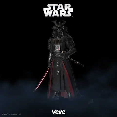 Star Wars Promo Darth Vader Samurai - official VeVe collectible art