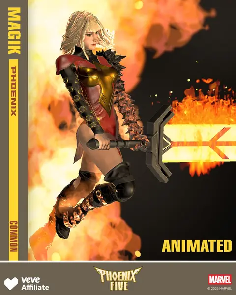 Marvel's Magik - Phoenix Five - official VeVe collectible art
