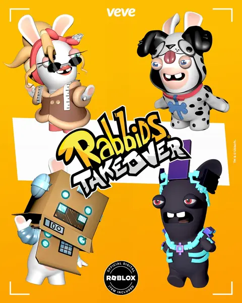 Roblox Rabbids Takeover - official VeVe collectible art