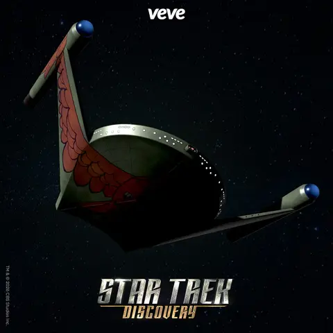 Star Trek Discovery Romulan Bird of Prey - official VeVe collectible art